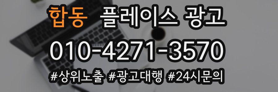 합동 플레이스 광고