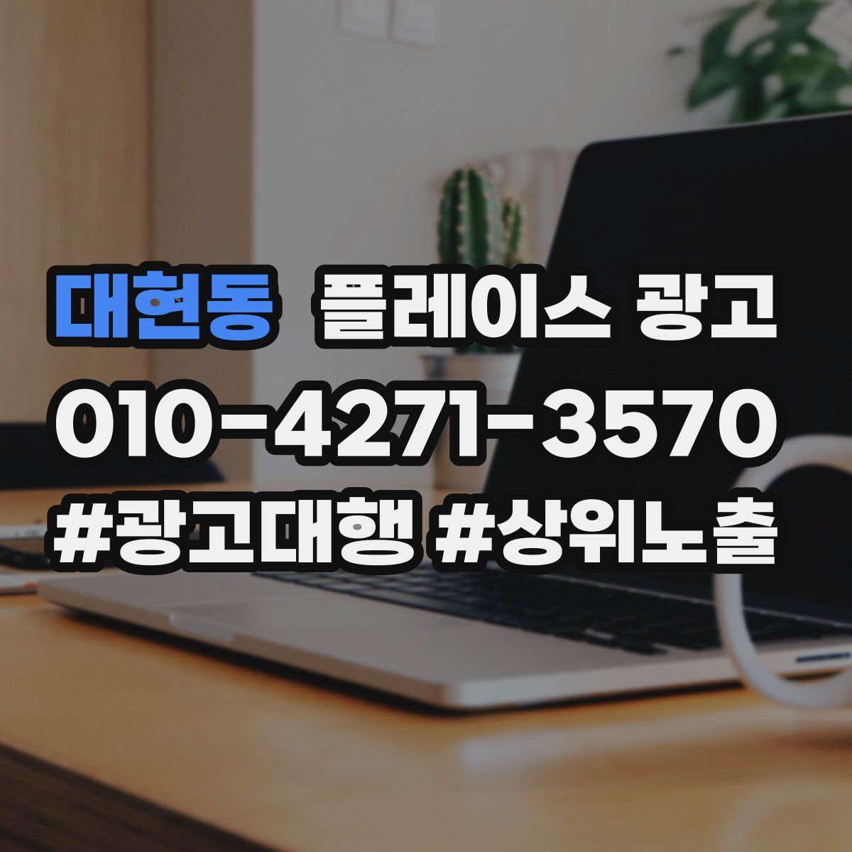 대현동 플레이스 광고