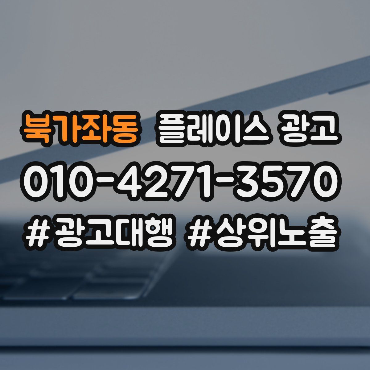 북가좌동 플레이스 광고