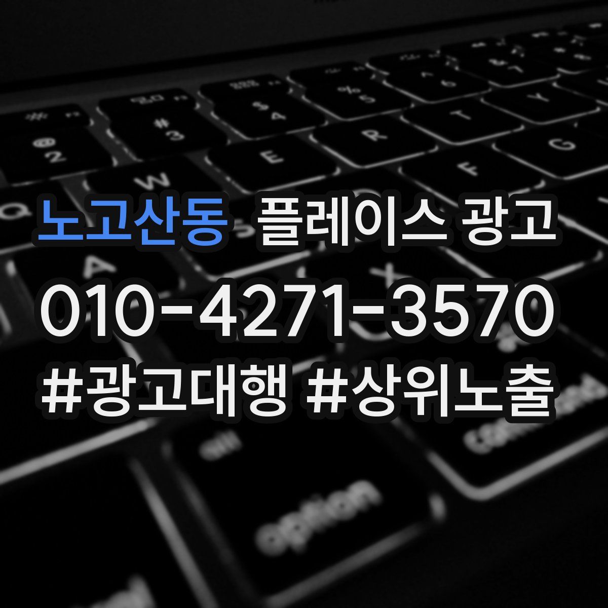 노고산동 플레이스 광고