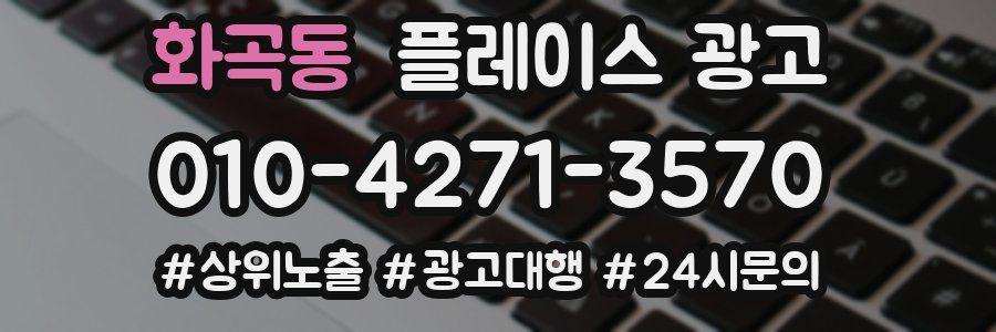 화곡동 플레이스 광고