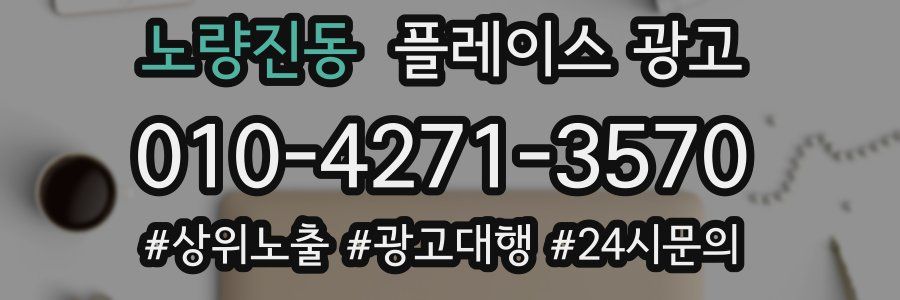 노량진동 플레이스 광고