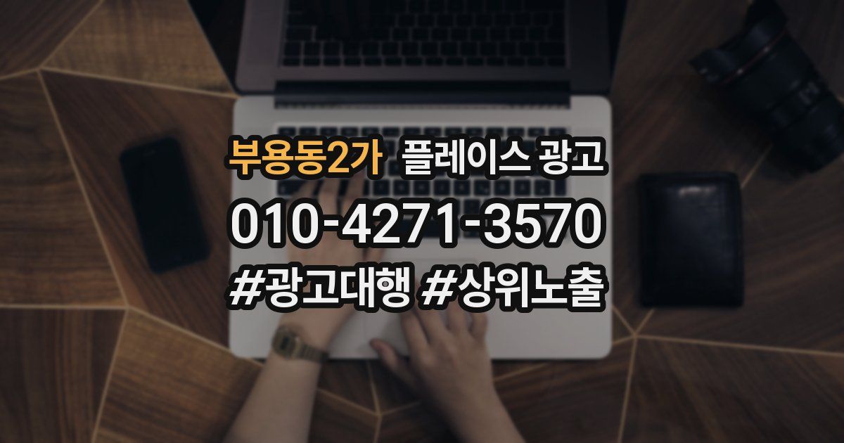 부용동2가 플레이스 광고