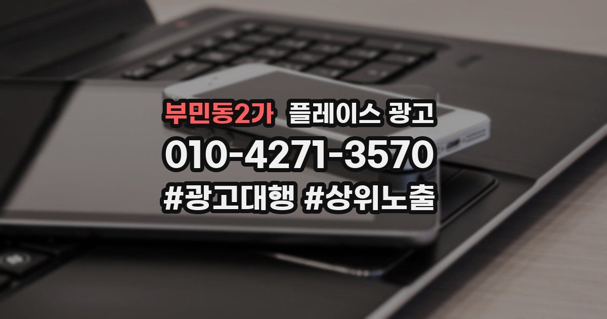 부민동2가 플레이스 광고