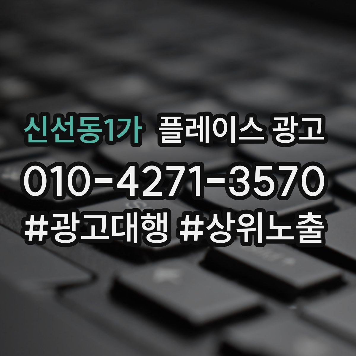신선동1가 플레이스 광고