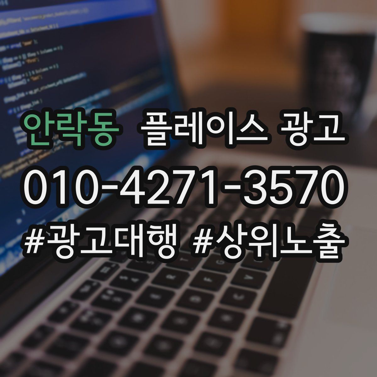 안락동 플레이스 광고