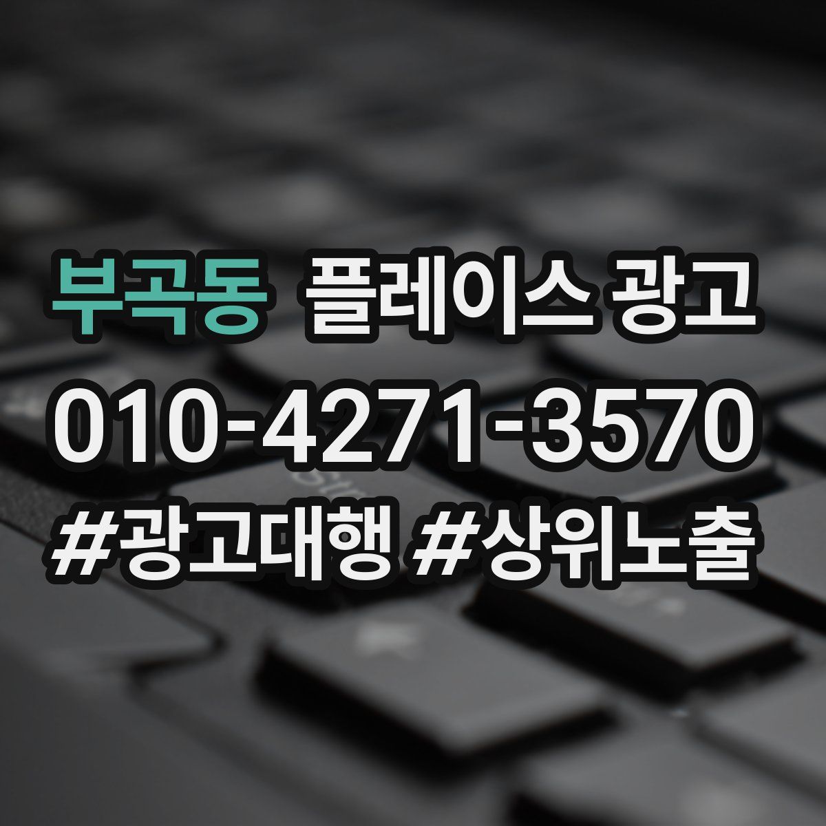 부곡동 플레이스 광고