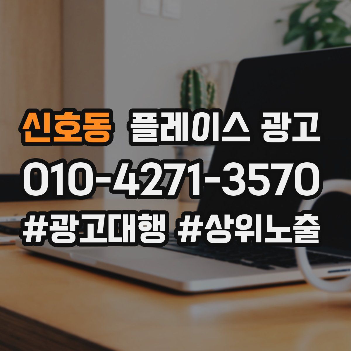신호동 플레이스 광고