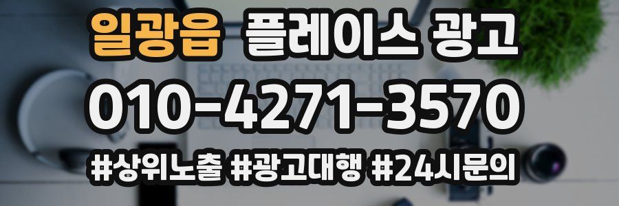 일광읍 플레이스 광고
