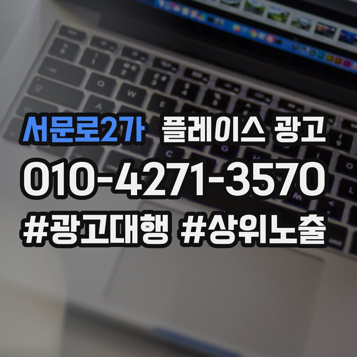서문로2가 플레이스 광고