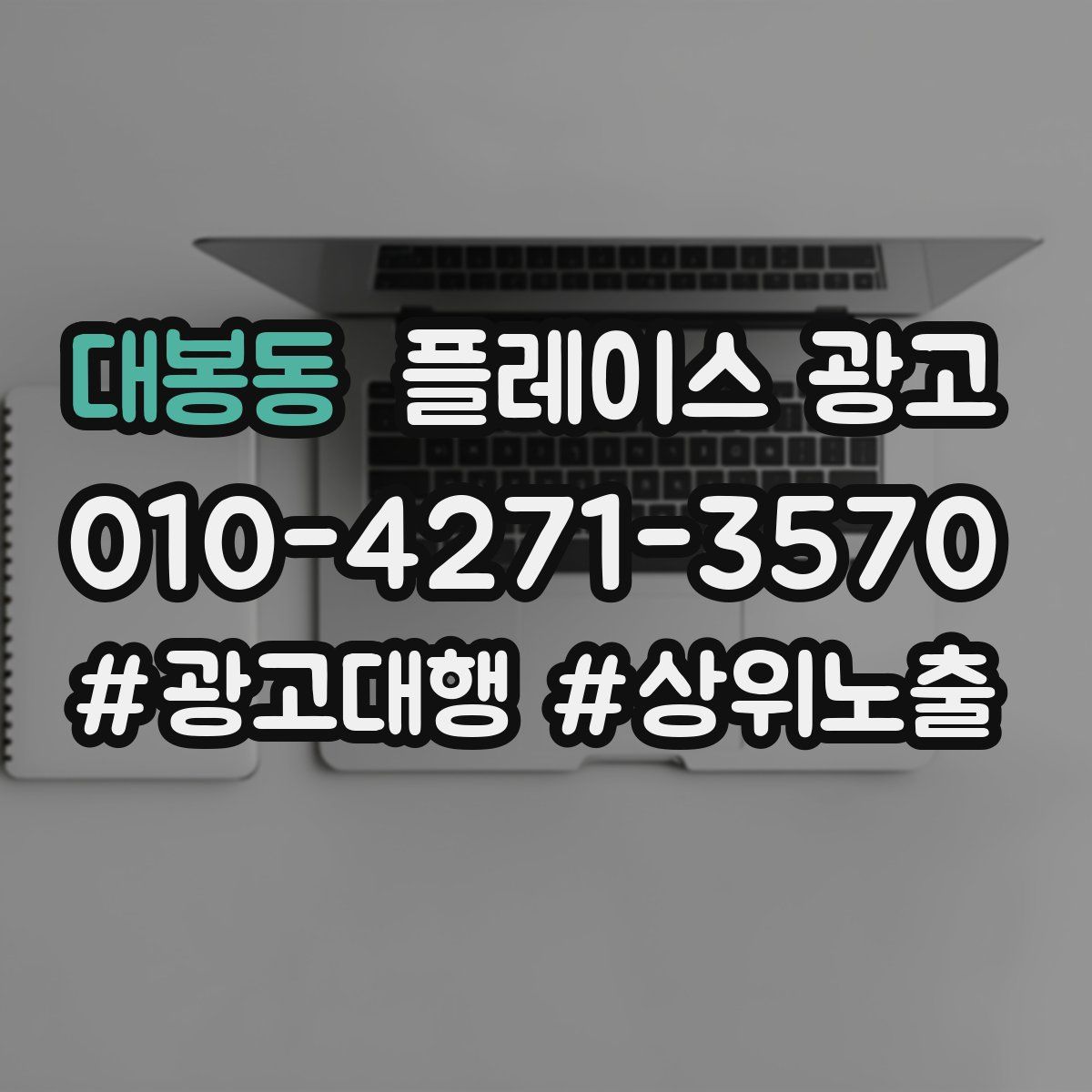 대봉동 플레이스 광고