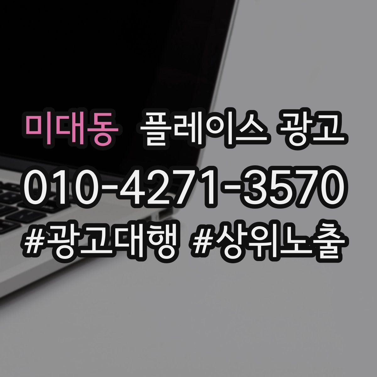 미대동 플레이스 광고