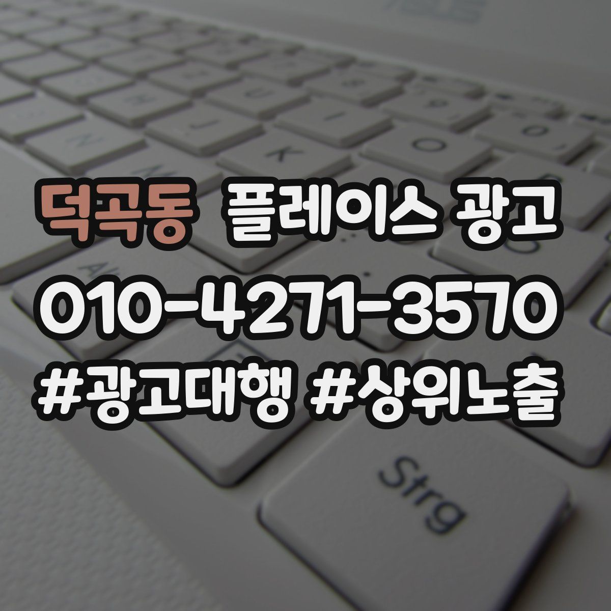 덕곡동 플레이스 광고