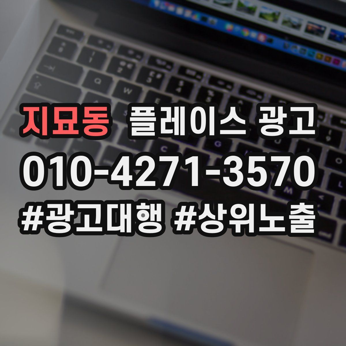지묘동 플레이스 광고