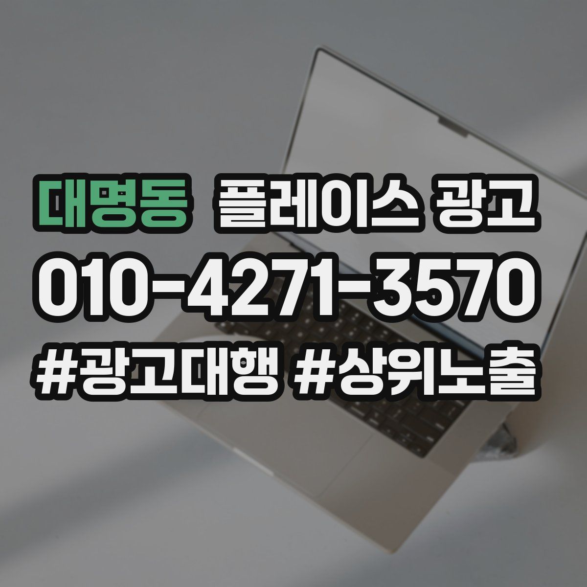 대명동 플레이스 광고