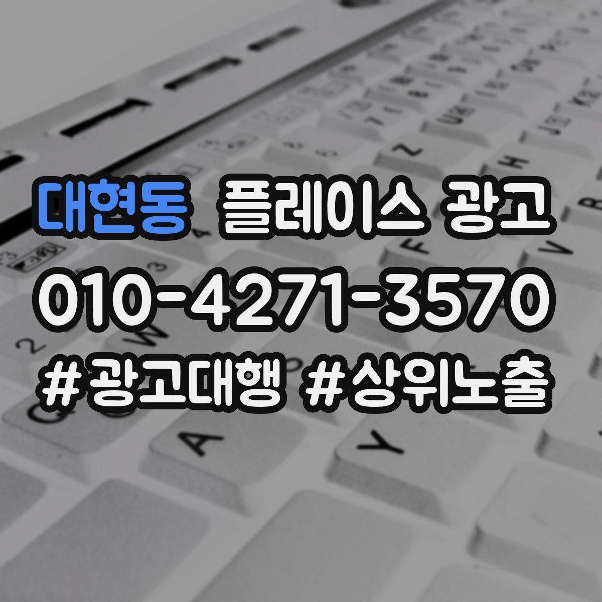 대현동 플레이스 광고