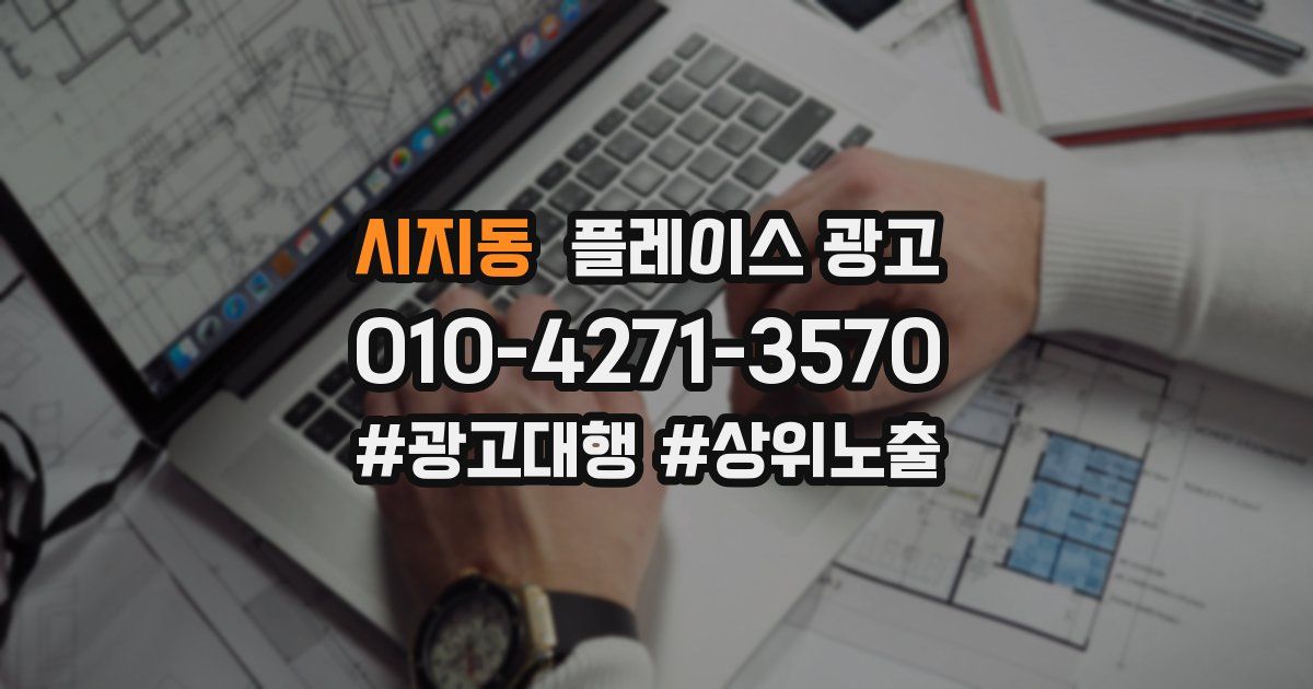 시지동 플레이스 광고