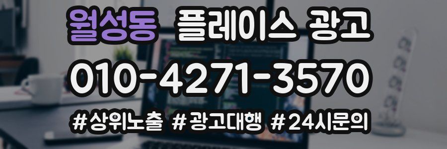 월성동 플레이스 광고