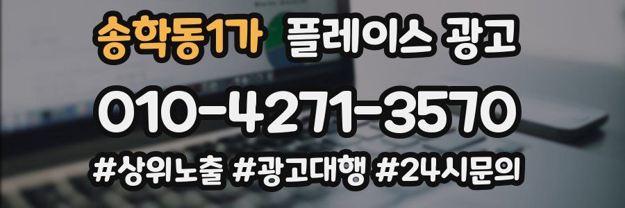 송학동1가 플레이스 광고
