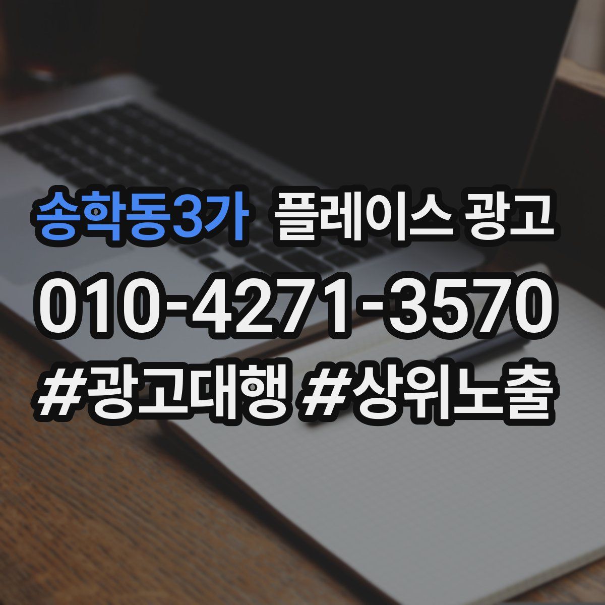 송학동3가 플레이스 광고