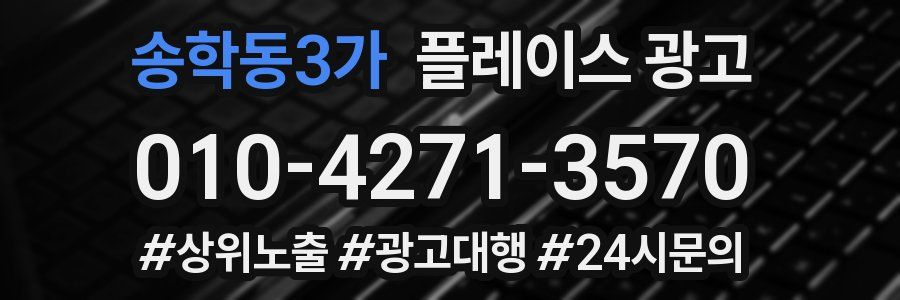 송학동3가 플레이스 광고