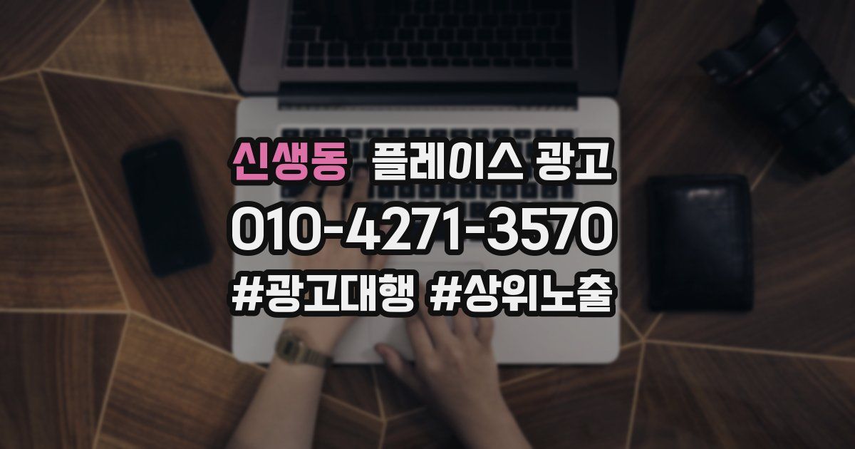 신생동 플레이스 광고