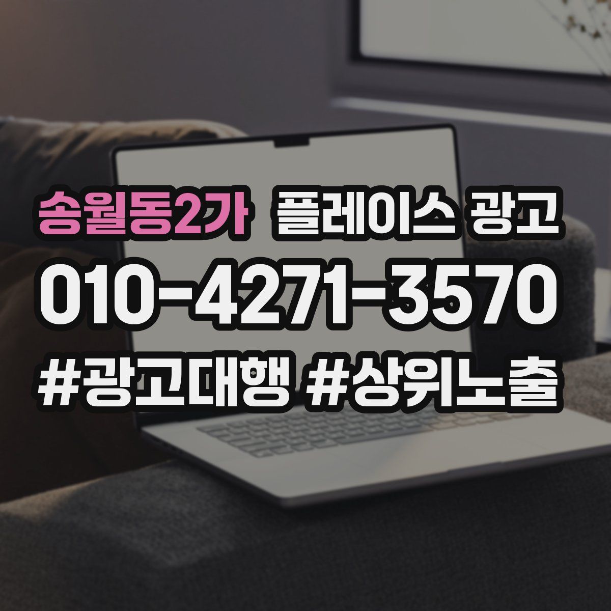 송월동2가 플레이스 광고