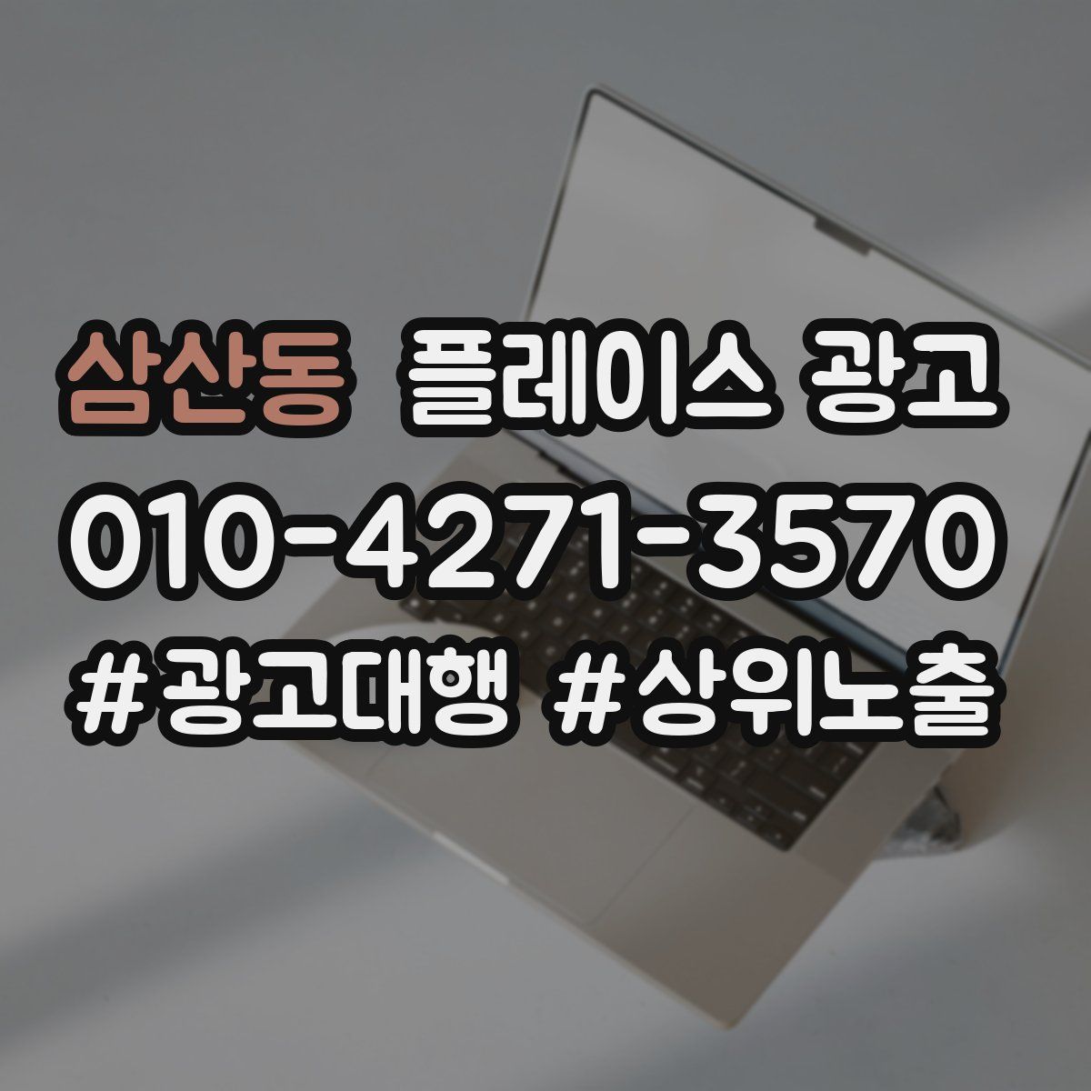 삼산동 플레이스 광고