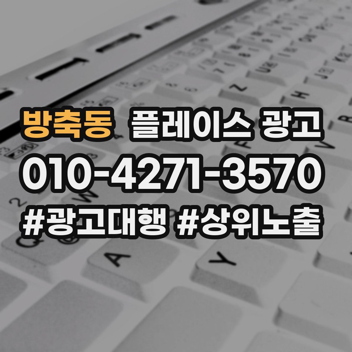 방축동 플레이스 광고