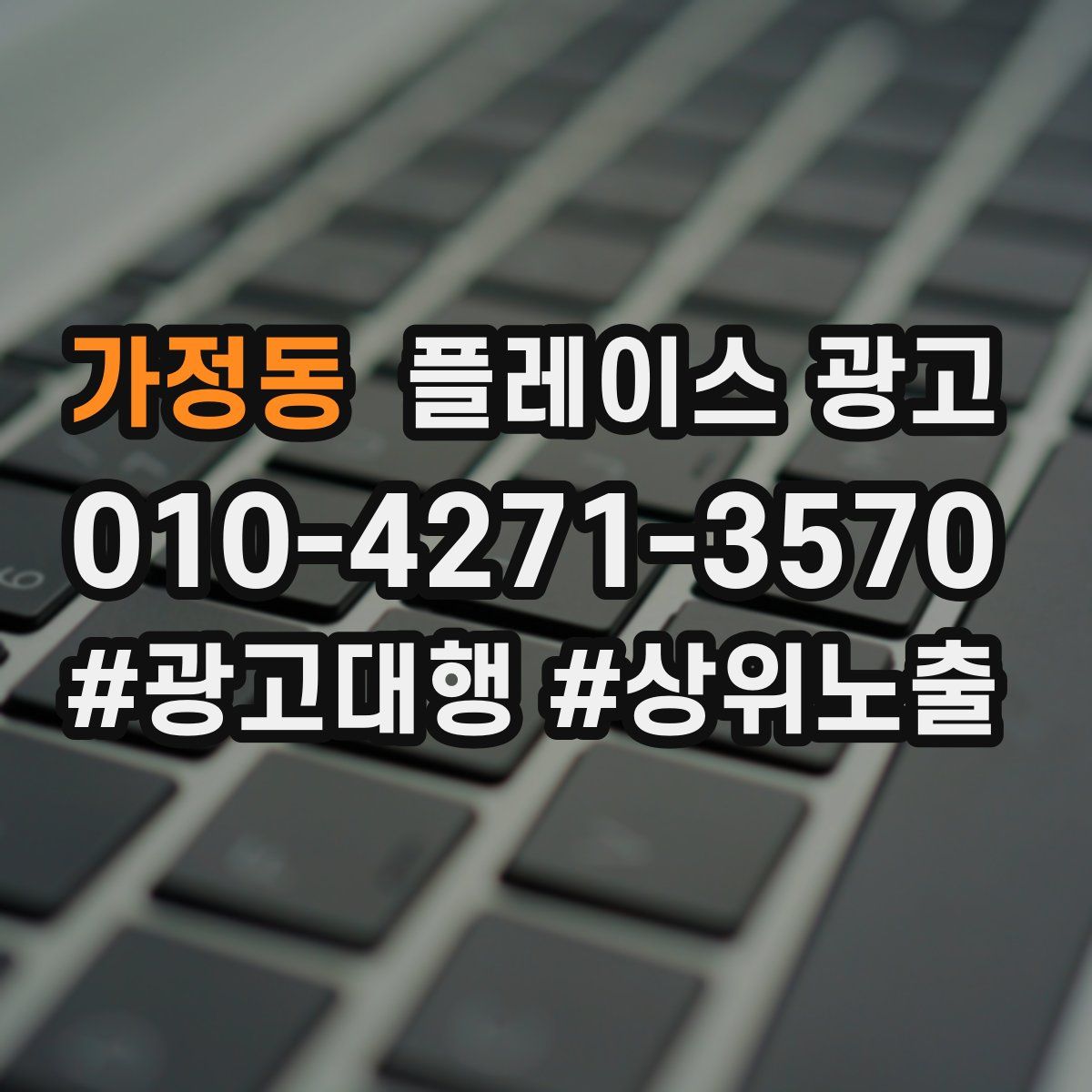 가정동 플레이스 광고