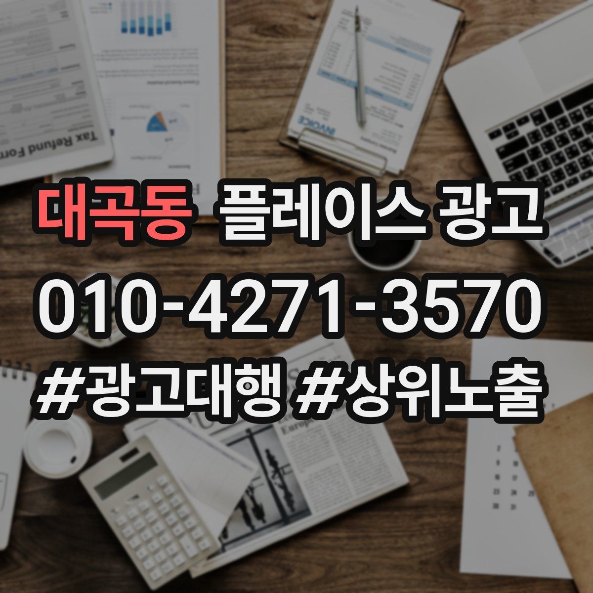 대곡동 플레이스 광고