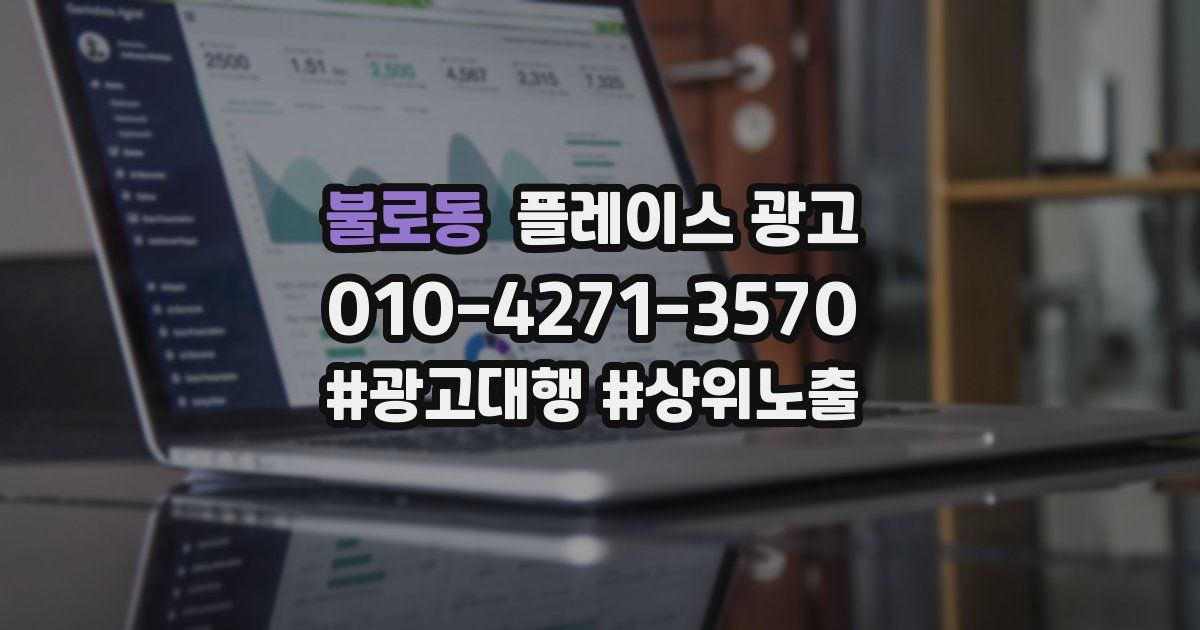 불로동 플레이스 광고