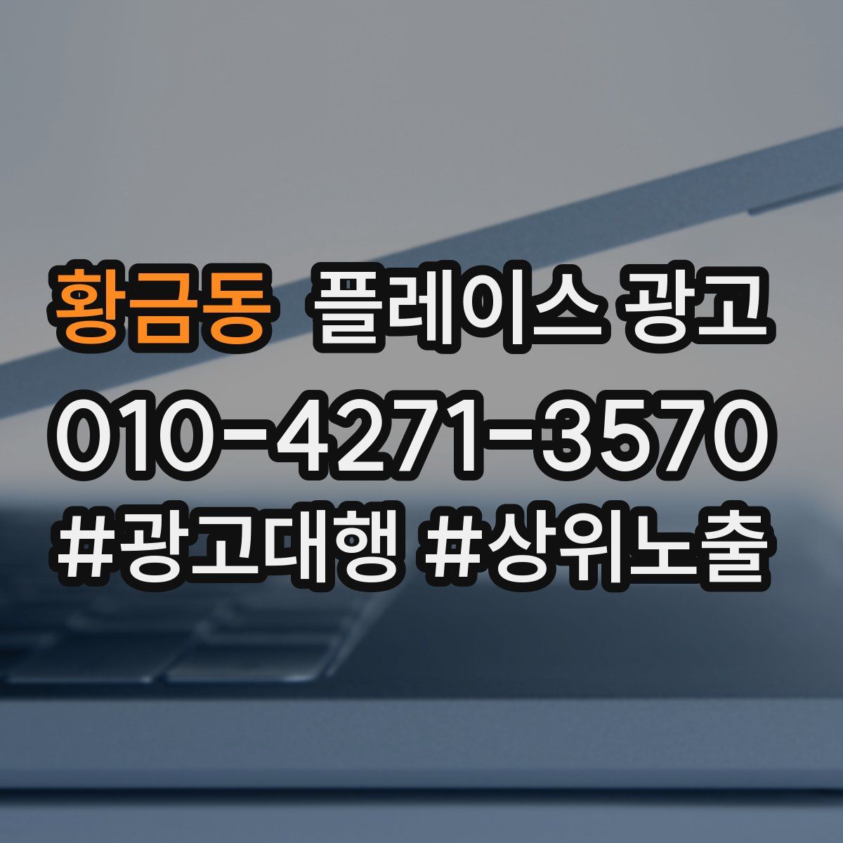 황금동 플레이스 광고