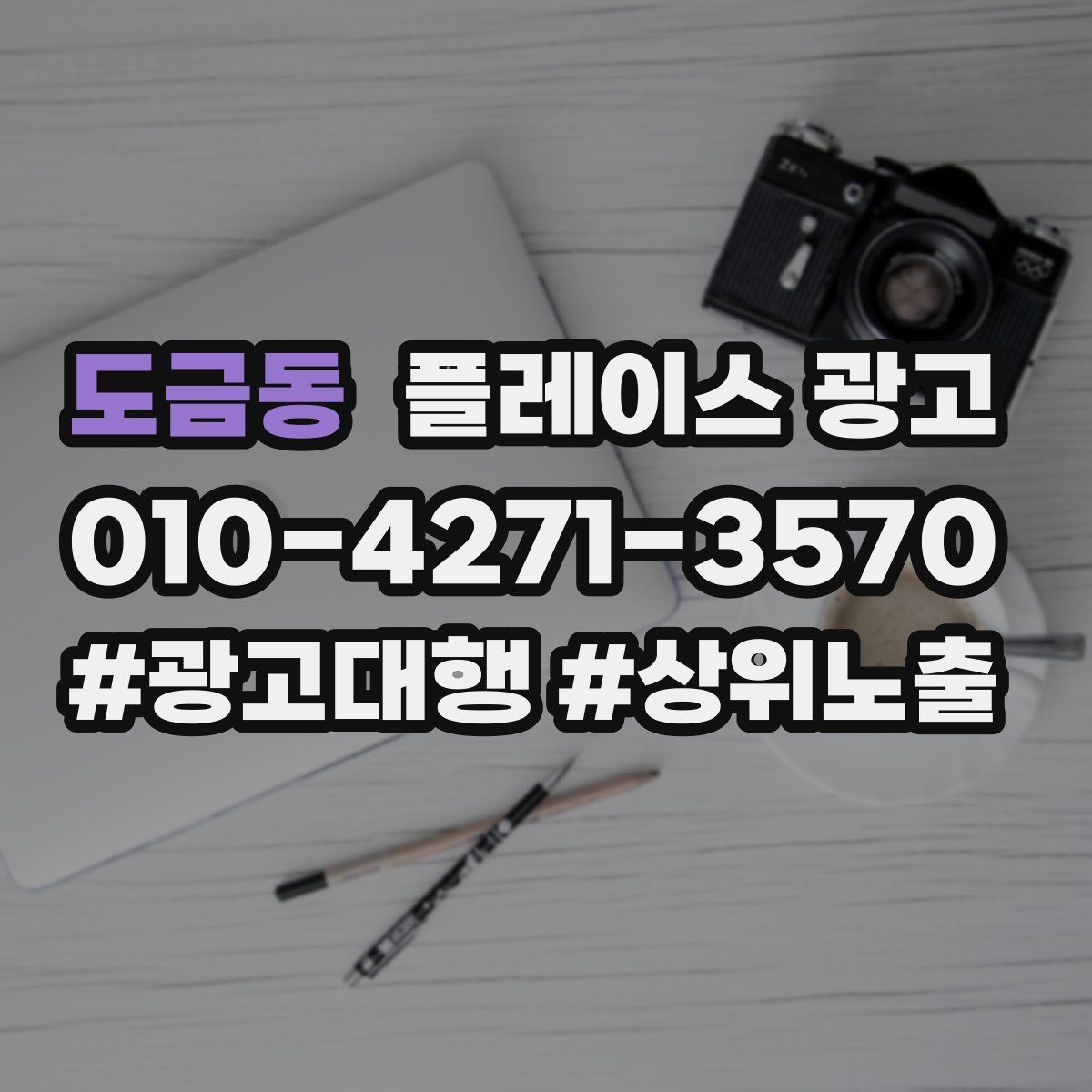 도금동 플레이스 광고