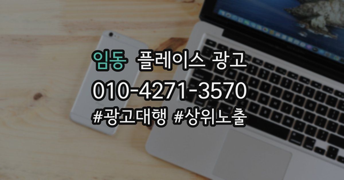 임동 플레이스 광고