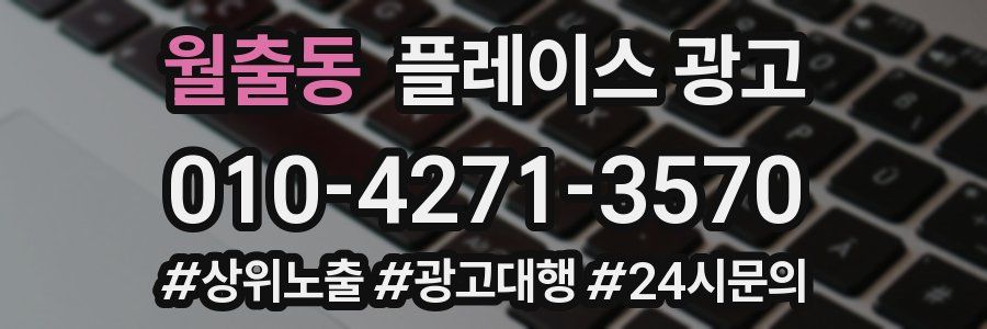 월출동 플레이스 광고