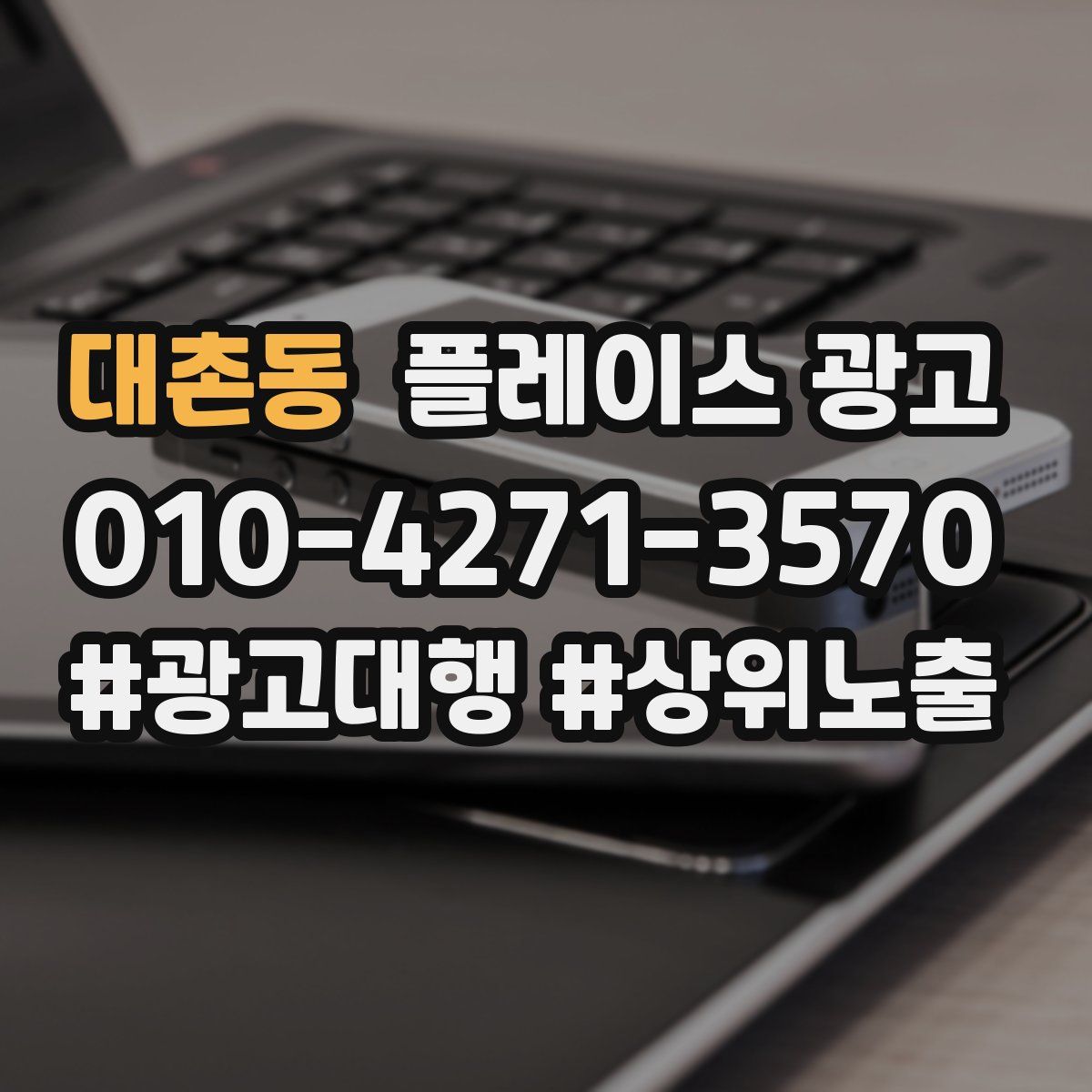 대촌동 플레이스 광고