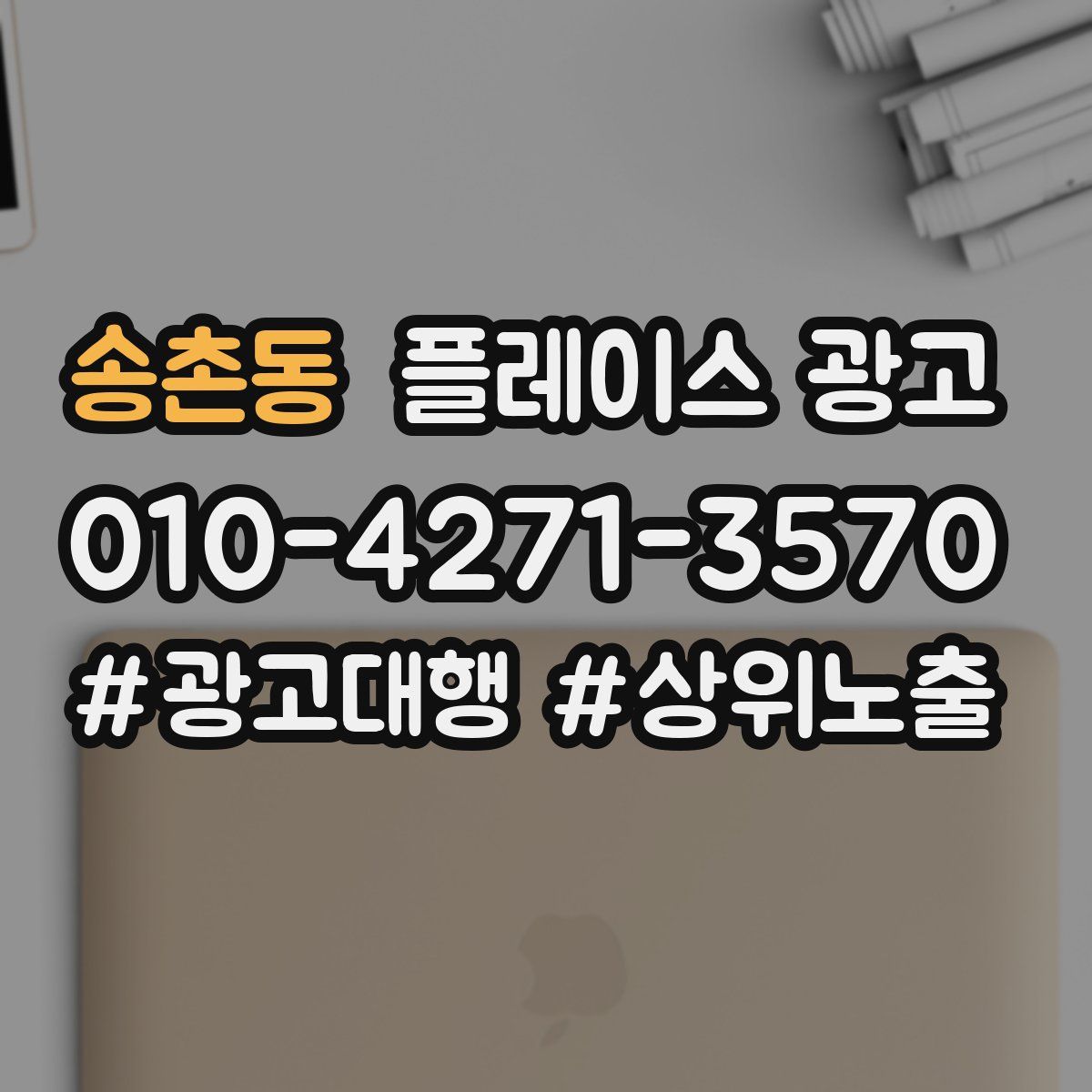 송촌동 플레이스 광고