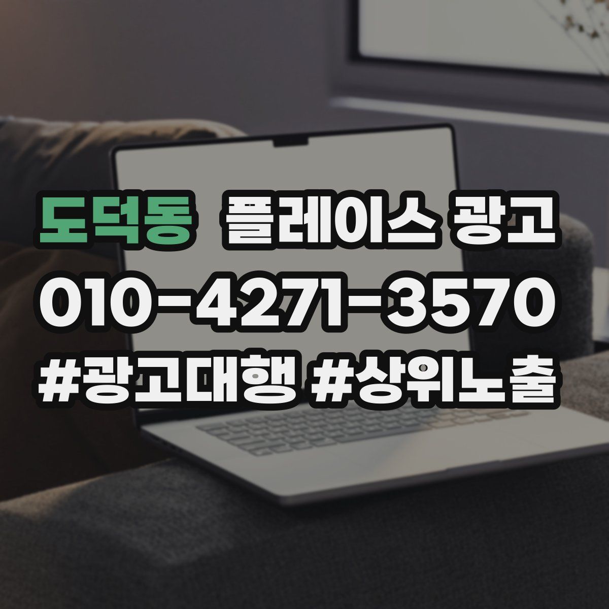도덕동 플레이스 광고