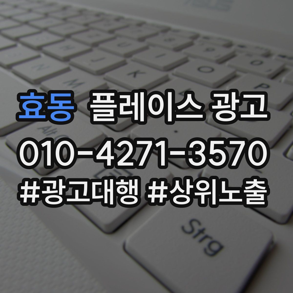 효동 플레이스 광고