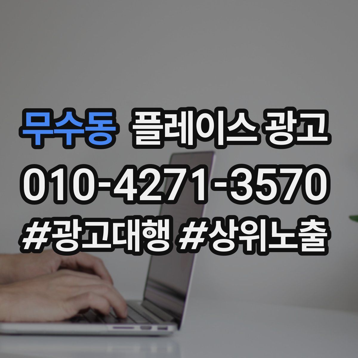 무수동 플레이스 광고