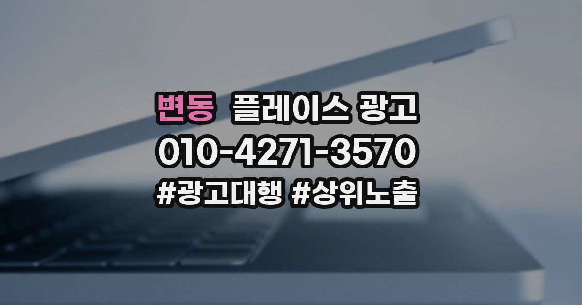 변동 플레이스 광고