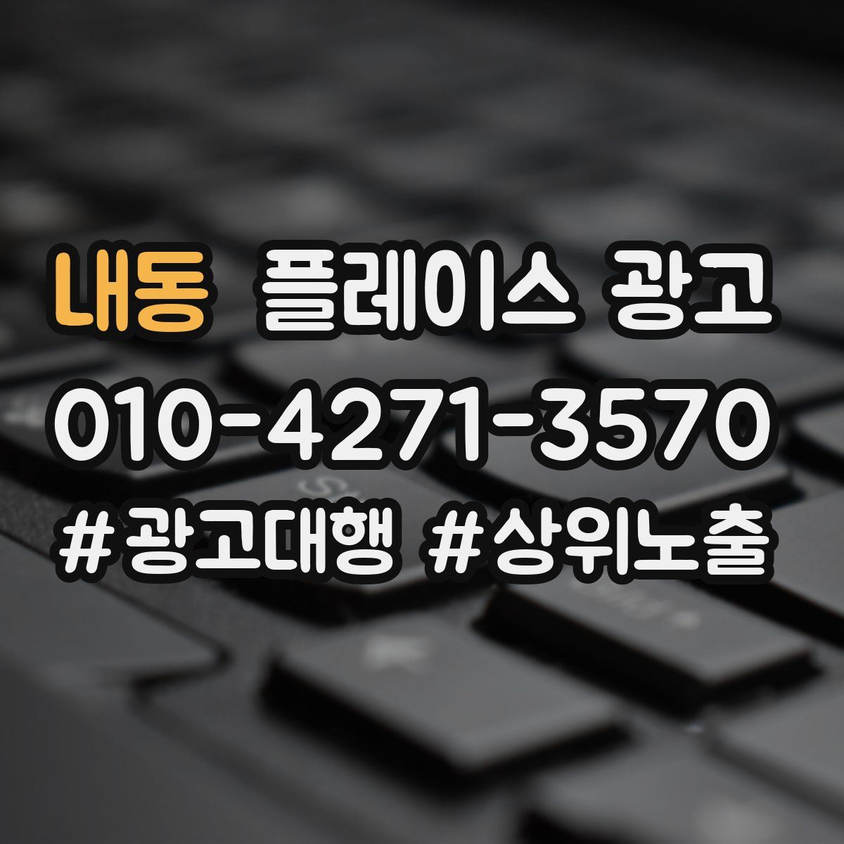 내동 플레이스 광고