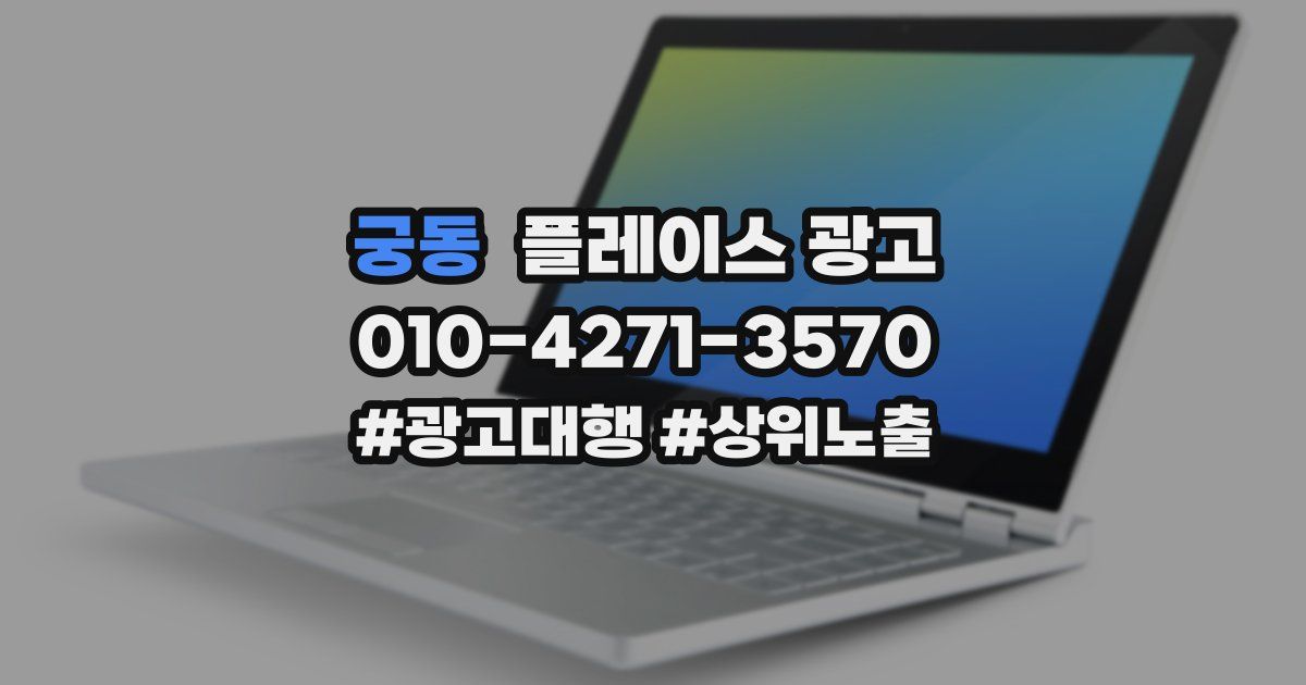 궁동 플레이스 광고