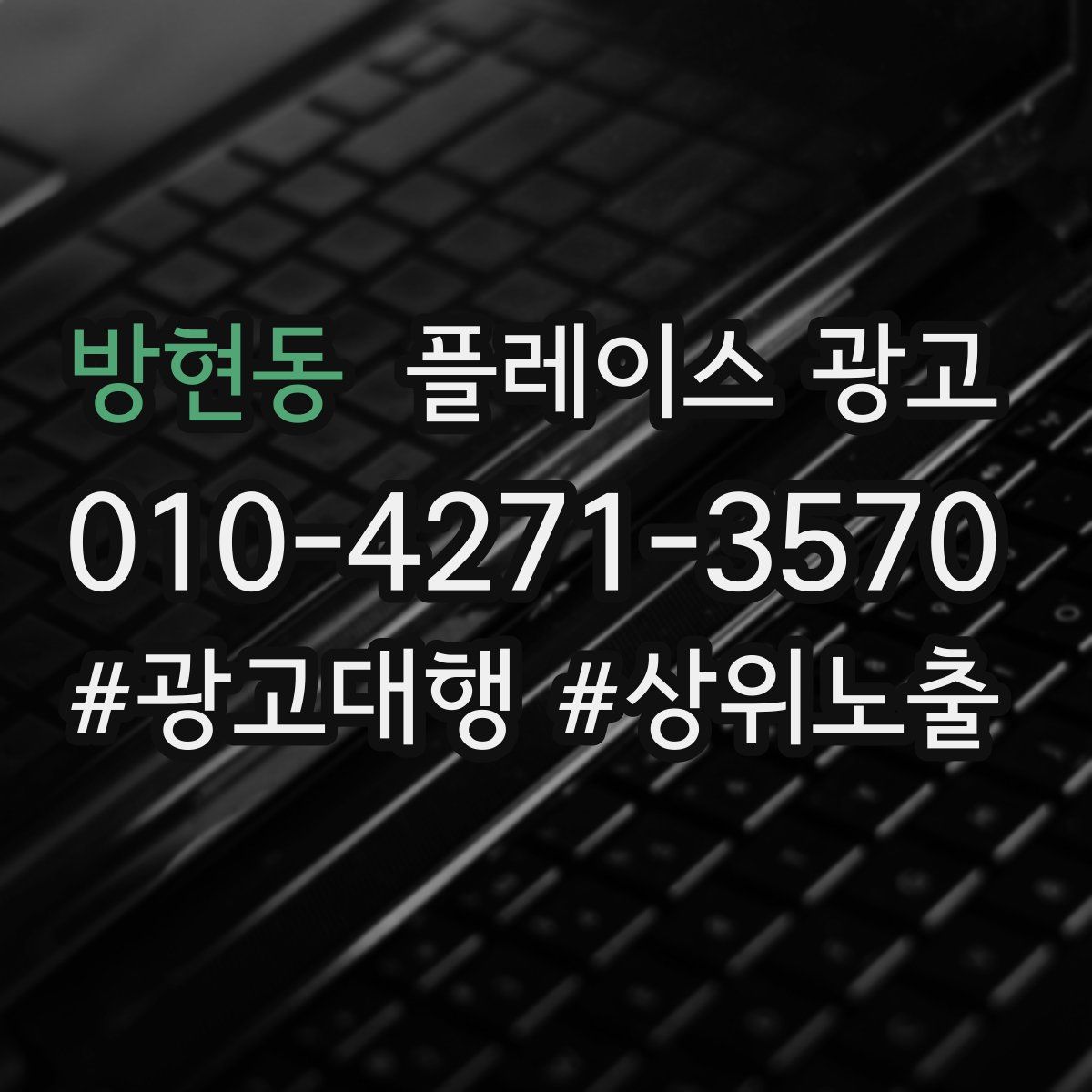 방현동 플레이스 광고
