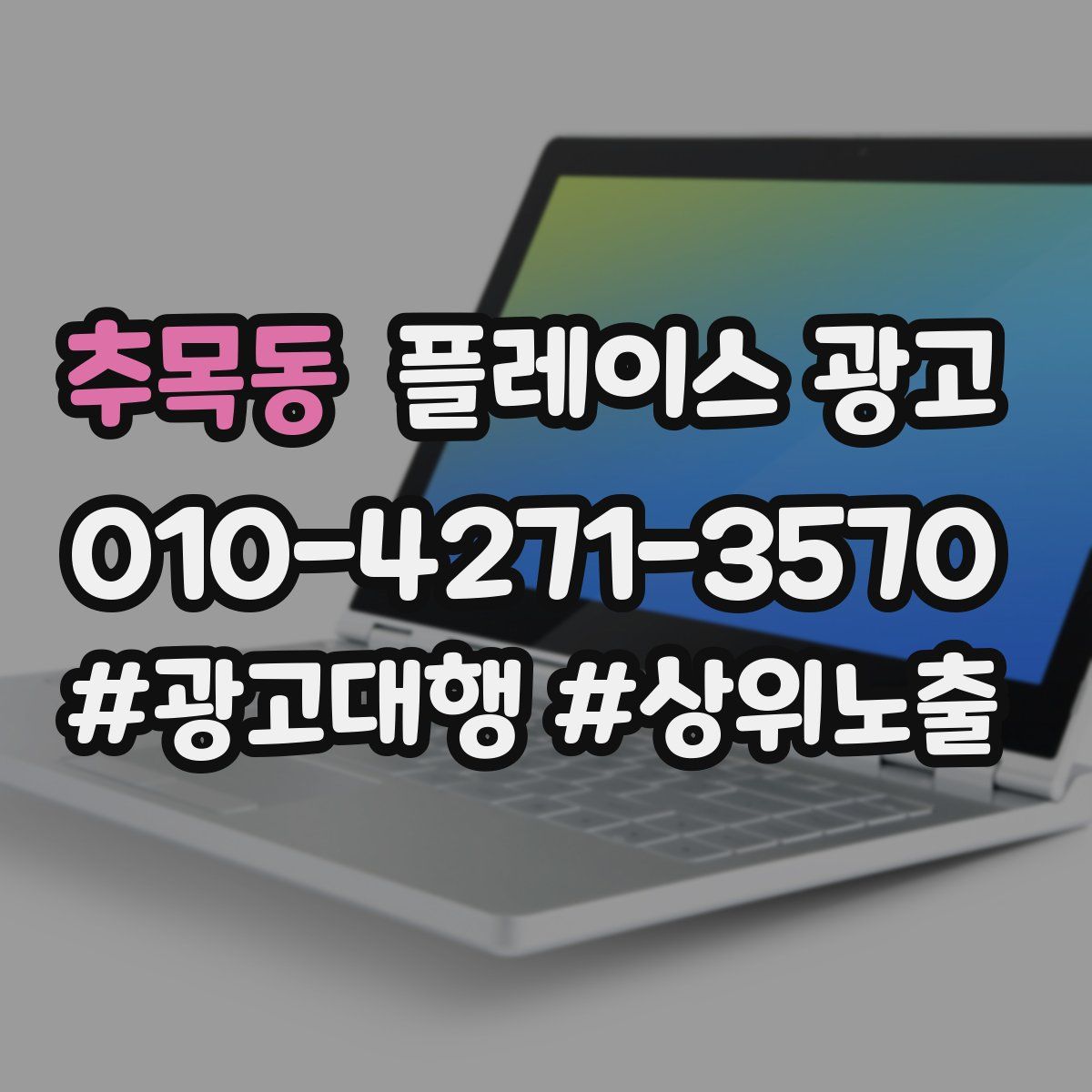 추목동 플레이스 광고