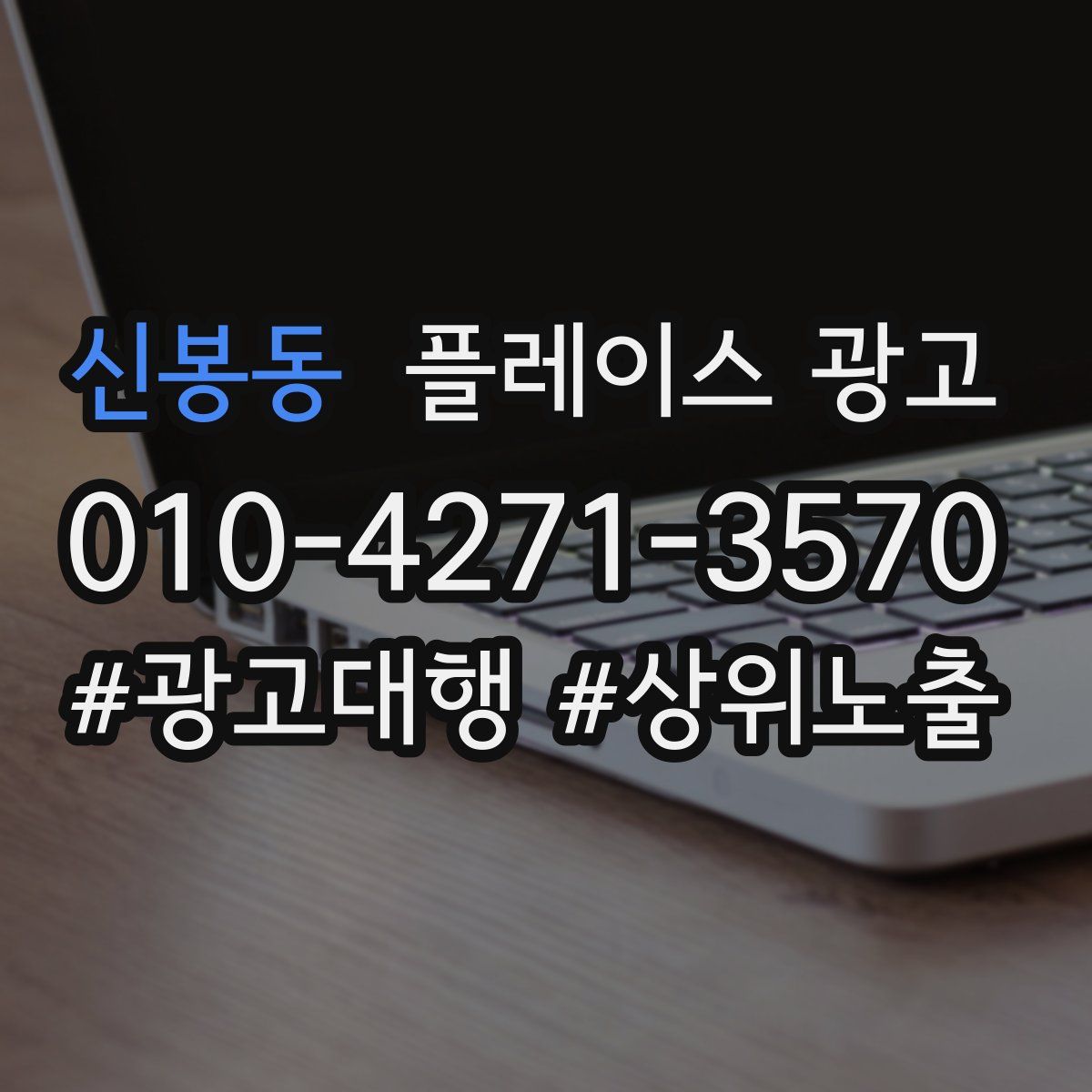 신봉동 플레이스 광고
