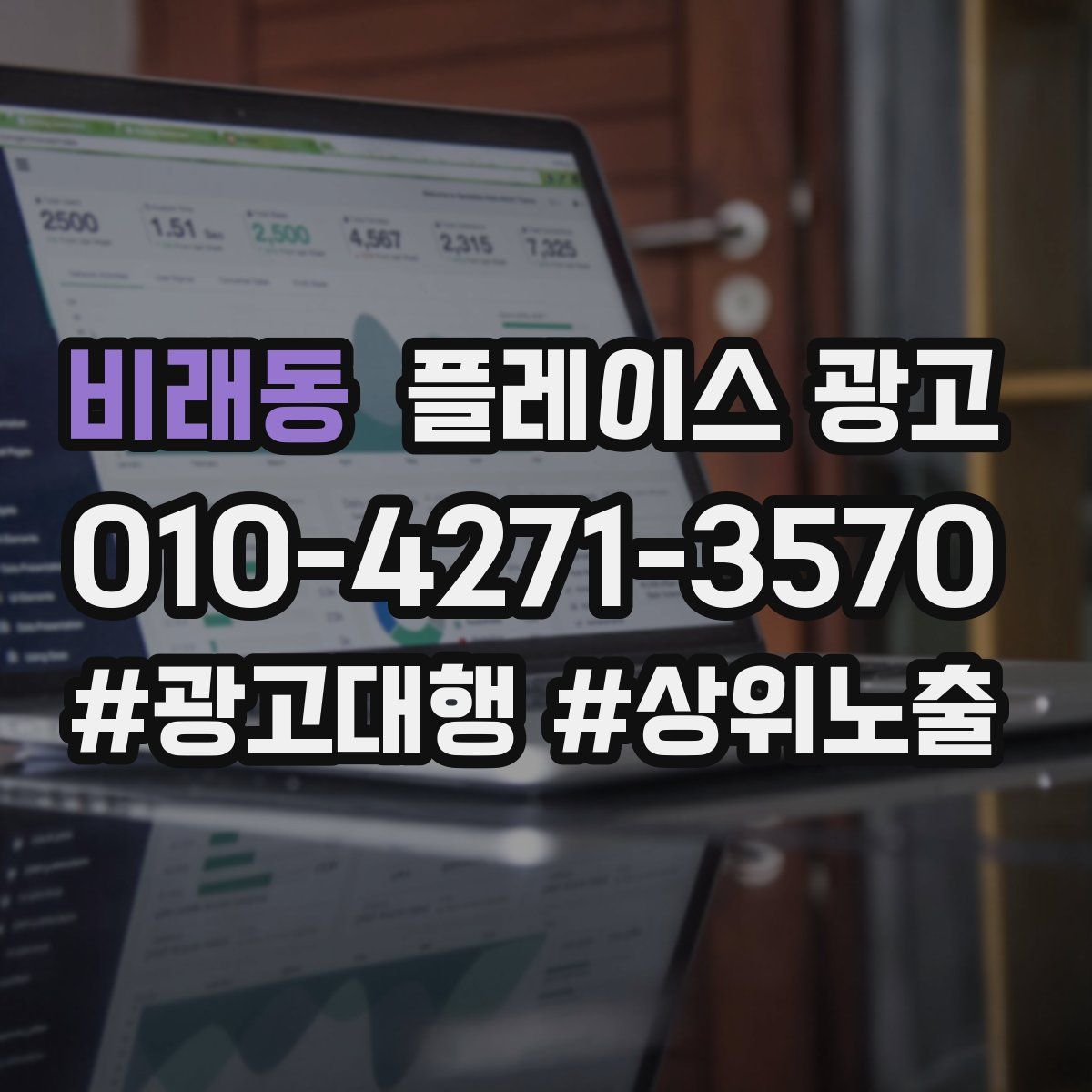 비래동 플레이스 광고