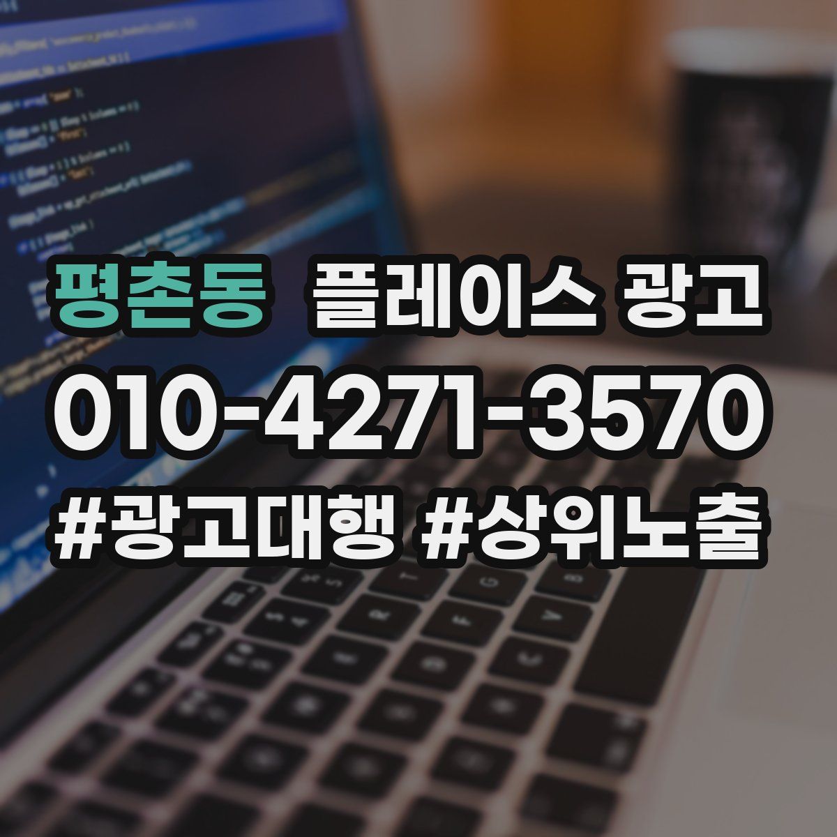 평촌동 플레이스 광고