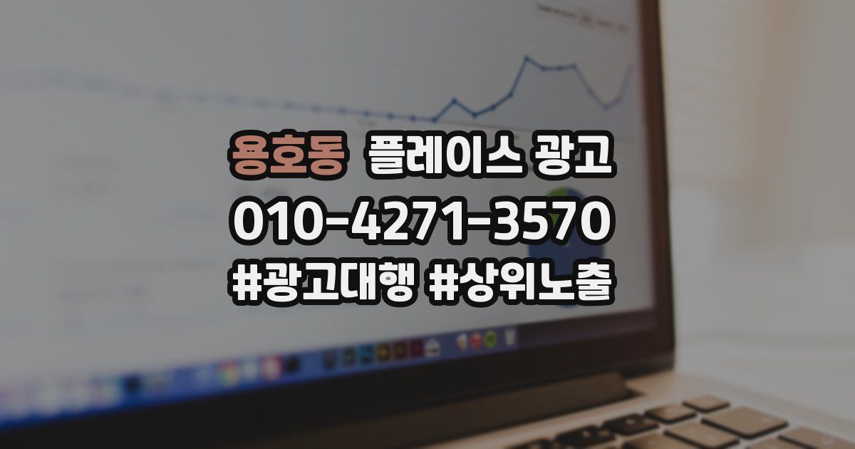 용호동 플레이스 광고